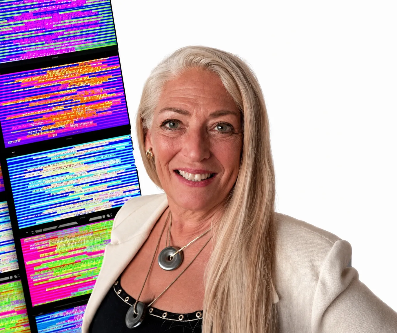 Porträt von Dr. Sandra Rose Michael, laut Hersteller Erfinderin des EESystems