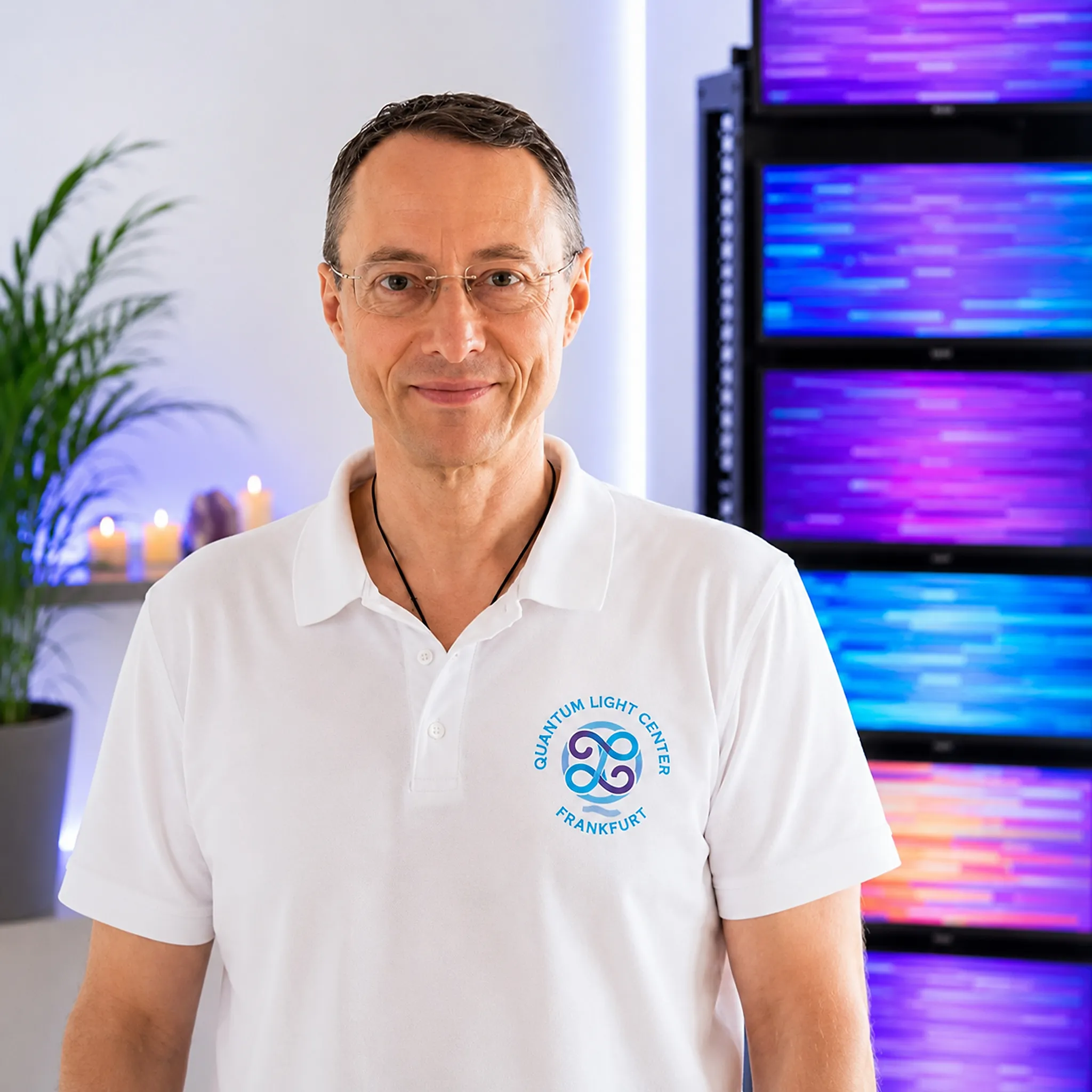 Jörg Christian Müller im Quantum Light Center Frankfurt